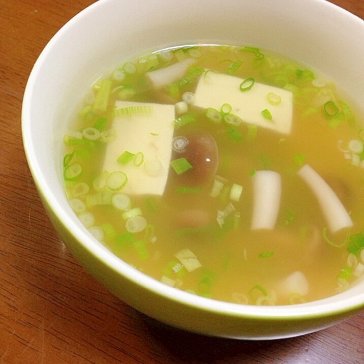 しめじと豆腐の中華スープ レシピ 作り方 By Tukuyo93 楽天レシピ